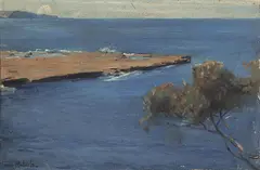 (Coastal Scene, NSW) c1925 by Tom Roberts, c1925, oil on board, sold Mar 2011