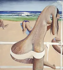 Brett Whiteley, Washing the Salt Off 1 1985, 1985, oil on canvas