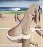 Brett Whiteley, Washing the Salt Off 1 1985, 1985, oil on canvas