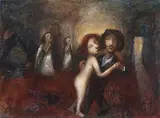 Garry Shead, Artist and Muse (Velázquez) 2000