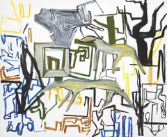Ken Whisson, Coat of Arms 1994, 1994, synthetic polymer paint on canvas