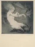 Treasure 1925 by Norman Lindsay, 1925, etching and soft ground, sold Mar 2011