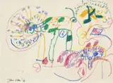 John Olsen, (Cats) 1964