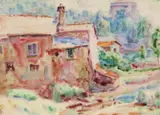 John Peter Russell, Morning Sunlight, Liguria 1920, 1920, watercolour on paper