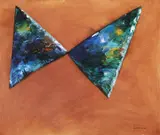 Butterfly c1985 by Charles Blackman, c1985, oil on canvas, sold Dec 2010