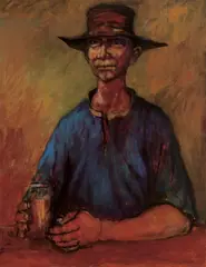 Russell Drysdale, Warrego Jim c1964, c1964, oil on canvas