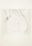 Brett Whiteley, Woman Under the Shower 1976, 1976, etching
