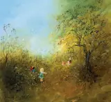 David Boyd, Children Playing in a Landscape