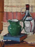 Roy De Maistre, The Green Jug (verso: Still Life with Pink Jug)