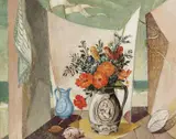 Adrian Feint, (Still Life with Blue Jug)
