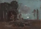 Sydney Long, The Camp Fire 1900