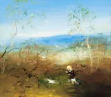 David Boyd, Child Chasing White Cockatoo