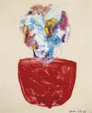 Vase 1966 by Charles Blackman, 1966, monotype, sold Dec 2010
