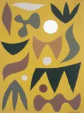 John Coburn, Golden Day 1973, 1973, gouache on paper on board