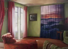 Julia Ciccarone, The Dream Room 2001, 2001, oil on linen