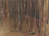 Fred Williams, Mittagong 1958, 1958, gouache on paper