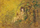 David Boyd, Mother and Baby 1972, 1972, oil on canvas