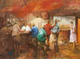 Hugh Sawrey, In Darkie Dwyer's Pub, West Queensland