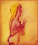 Girl with Golden Hair c1979 by Charles Blackman, c1979, oil on canvas, offered Sep 2010