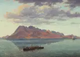 Eugene von Guerard, (Red Sea Landscape) c1885