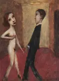Dance III 1998 by Garry Shead, 1998, oil on board, sold Sep 2010