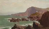 John Mather, Coastal Scene 1899, 1899, oil on canvas