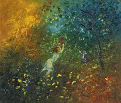 Forbidden Apple 1972 by David Boyd, 1972, oil on canvas, sold Sep 2010