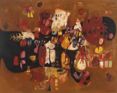 Louis James, Terra Nova (2) 1972-73, 1972-73, oil on canvas