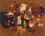 Louis James, Terra Nova (2) 1972-73, 1972-73, oil on canvas