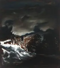 Untitled #648 1998 by Louise Hearman, 1998, oil on composition board, sold Sep 2010