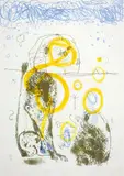 John Olsen, Sacred Monkey and Sphinx 1979, 1979, lithograph