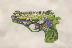 Godless 2002 by eX de Medici, 2002, watercolour and gouache on vellum, sold Jun 2010