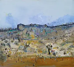 Fred Williams, Saddle at the You Yangs 1978, 1978, oil on canvas