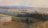 Study for Still Glides the Stream 1887-88 by Arthur Streeton, 1887-88, oil on canvas, offered Jun 2010