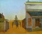 Country Store (Agricultural Hotel) 1948 by Sidney Nolan, 1948, Ripolin enamel on composition board, offered Jun 2010