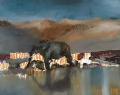 Elephant 1963 by Sidney Nolan, 1963, oil on composition board, offered Jun 2010