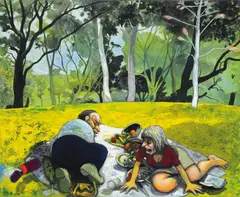Fred Cress, An Outing 1996, 1996, synthetic polymer paint on canvas