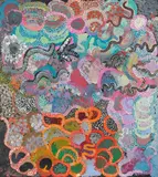 Alkawari Dawson, Untitled 2003, 2003, synthetic polymer paint on canvas