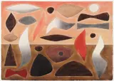 John Coburn, The Flight of the Major Mitchell 1985, 1985, watercolour and pastel on paper