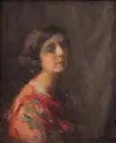 Josephine Muntz Adams, Portrait of a Lady, oil on canvas