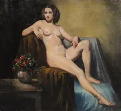 Raymond Lindsay, Eileen c1930, c1930, oil on canvas on board