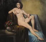 Raymond Lindsay, Eileen c1930, c1930, oil on canvas on board