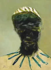 Head 1963 by Sidney Nolan, 1963, oil on composition board, sold Jun 2010