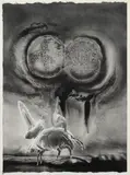 James Gleeson, Telleus, Seated on His Charger, Sees What He Takes to Be a Dark Double Star (Locus Solus Series) 1978