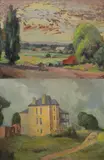 Roland Wakelin, (Two Landscape Paintings) 1950