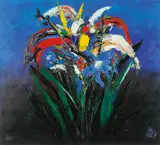 Pro Hart, Orchids 1991