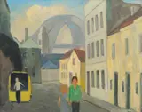 Roland Wakelin, The Bridge from Harrington Street c1935