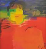 Sam Fullbrook, The Girl in Red c1981, c1981, oil on canvas