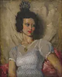 Portrait of Rita c1940 by Norman Lindsay, c1940, oil on canvas, sold Mar 2010