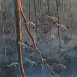 Lin Onus, Reflections, Barmah Forest 1996, 1996, Reflections, Barmah Forest